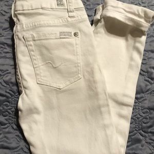 Seven (7) for All Mankind girls skinny jeans Sz 7